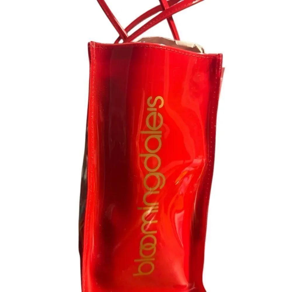 Red Designer Tote Bag - Picture 7 of 9